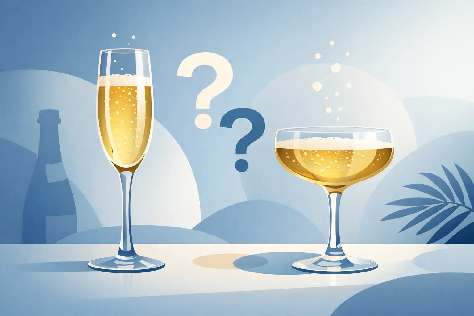 Flûte of coupe champagne: wat kies je? - Glazen.nl