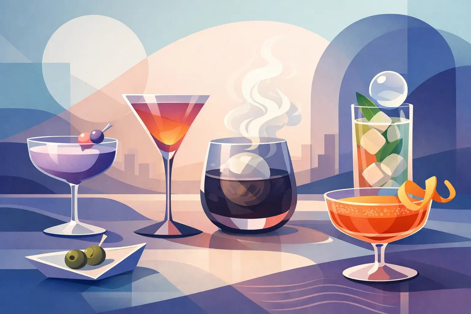 Trends in cocktailglas design in 2026 - Glazen.nl