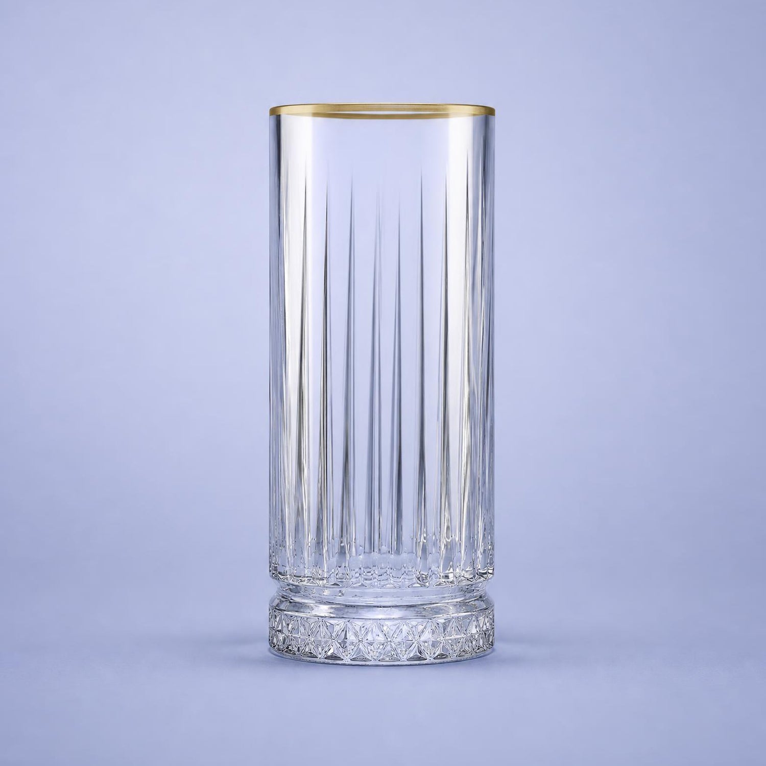 Pasabahce Elysia Longdrinkglas 28 Cl Gouden Rand - 4 Stuks - Glazen.nl