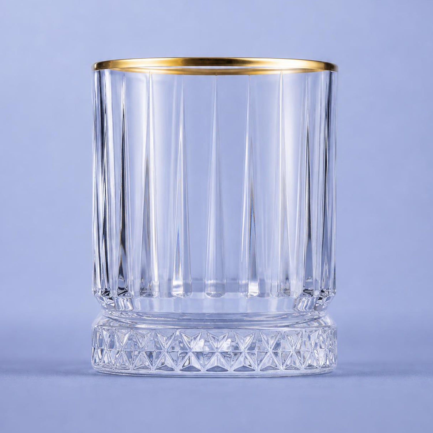 Pasabahce Elysia Tumbler 21 Cl Gouden Rand - 4 Stuks - Glazen.nl