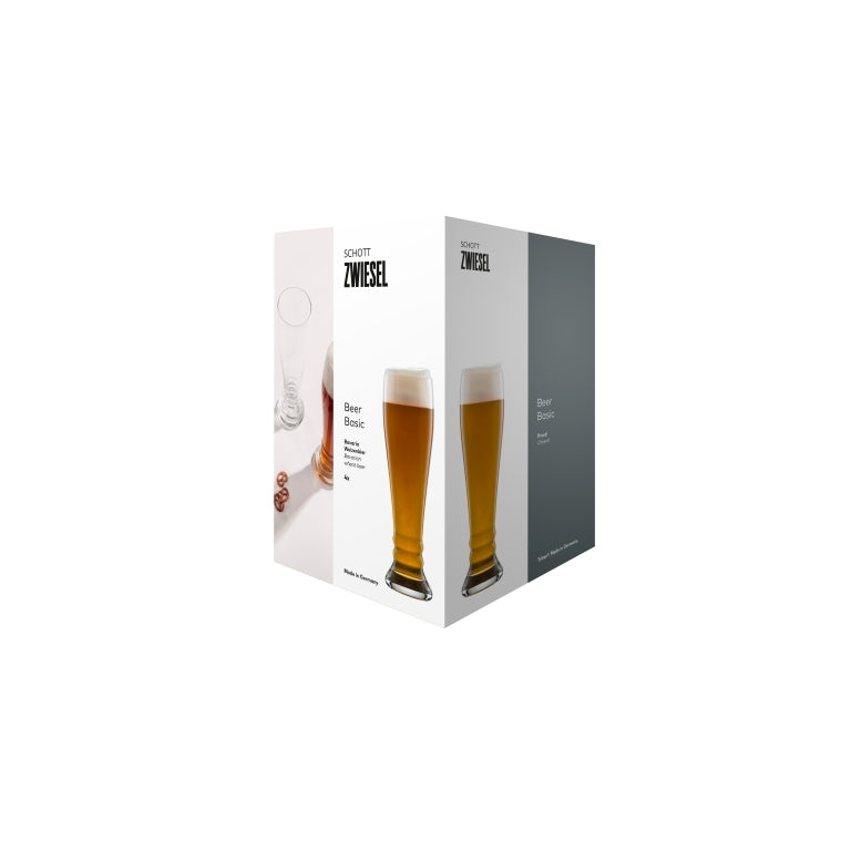 Schott Zwiesel Beer Basic Bavaria Witbierglas 50 Cl met Maatstreep - 4 Stuks