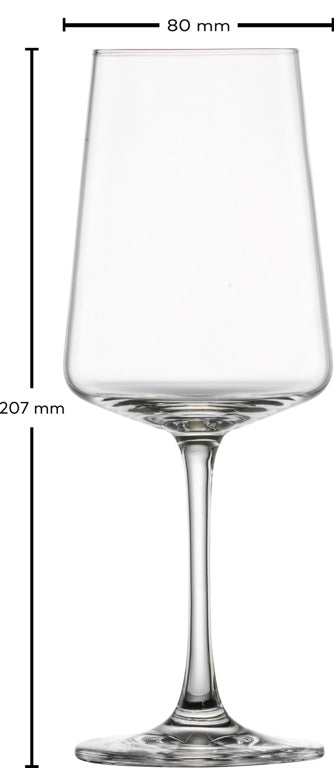 Schott Zwiesel MioVino Witte Wijnglas 38 Cl met Mousseerpunt - 4 Stuks