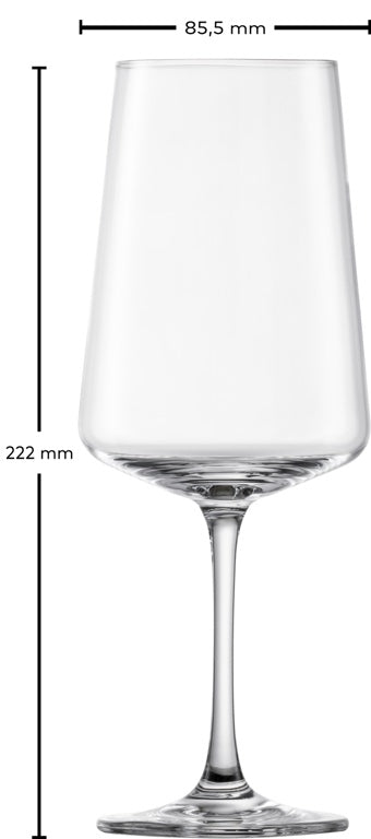 Schott Zwiesel MioVino Rode Wijnglas 50 Cl met Mousseerpunt - 4 Stuks