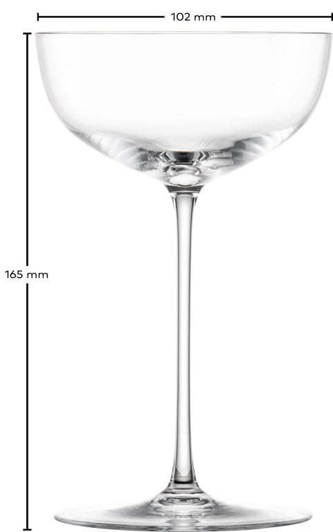 Zwiesel Glas Tone Cocktail Coupe Large 24.6 Cl with Sparkling Point - 4 Pieces