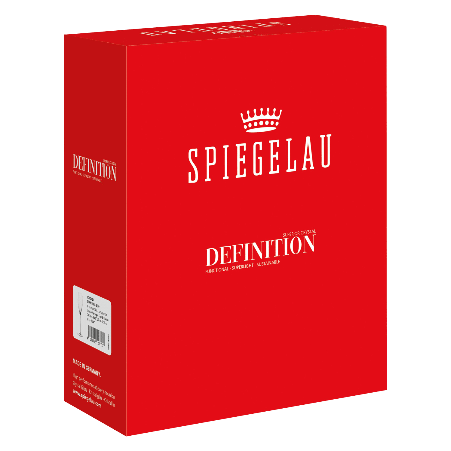 Spiegelau Definition Champagneglas / Flute 25 Cl - 6 Stuks - Glazen.nl