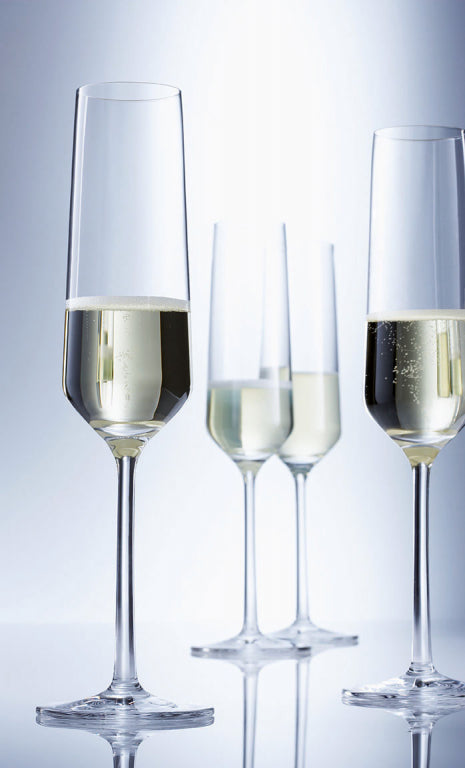Zwiesel Glas Belfesta Champagneglas 21,5 Cl met Mousseerpunt - 6 Stuks