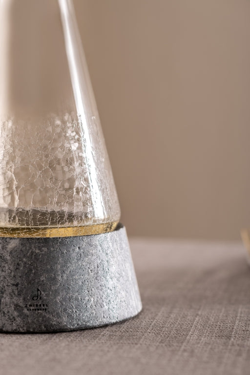 Zwiesel Glas Symbiosis Decanter 75 Cl with Stone Base