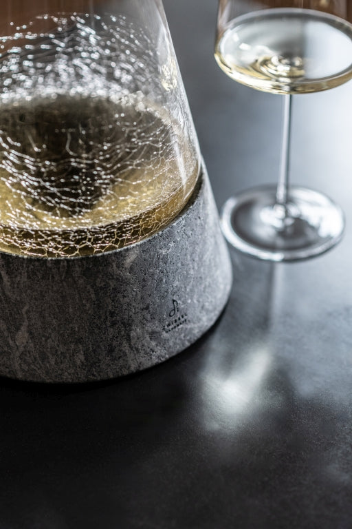 Zwiesel Glas Symbiosis Decanter 75 Cl with Stone Base