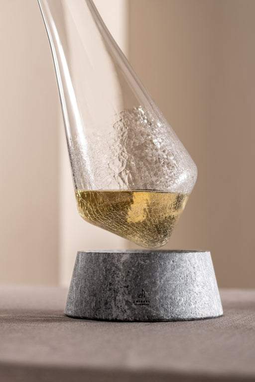 Zwiesel Glas Symbiosis Decanter 75 Cl with Stone Base