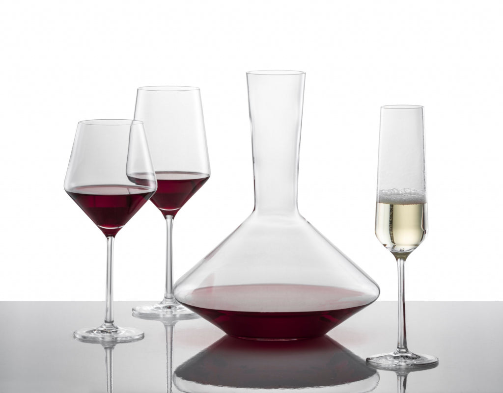 Zwiesel Glas Pure Champagneglas 21,5 Cl met Mousseerpunt in Geschenkverpakking - 2 Stuks