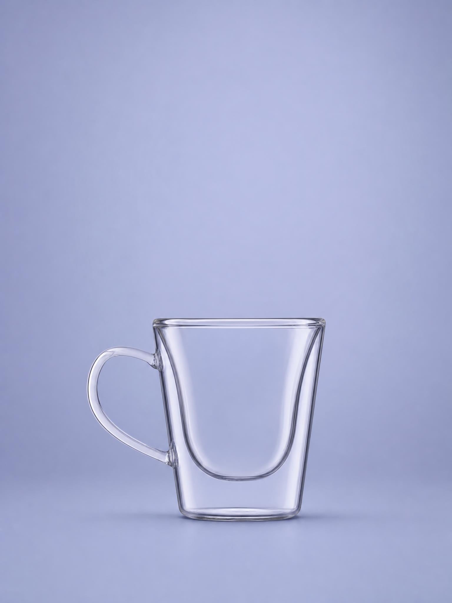 Luigi Bormioli Thermic Glass Koffieglas 29,5 Cl Met Oor - 2 Stuks - Glazen.nl