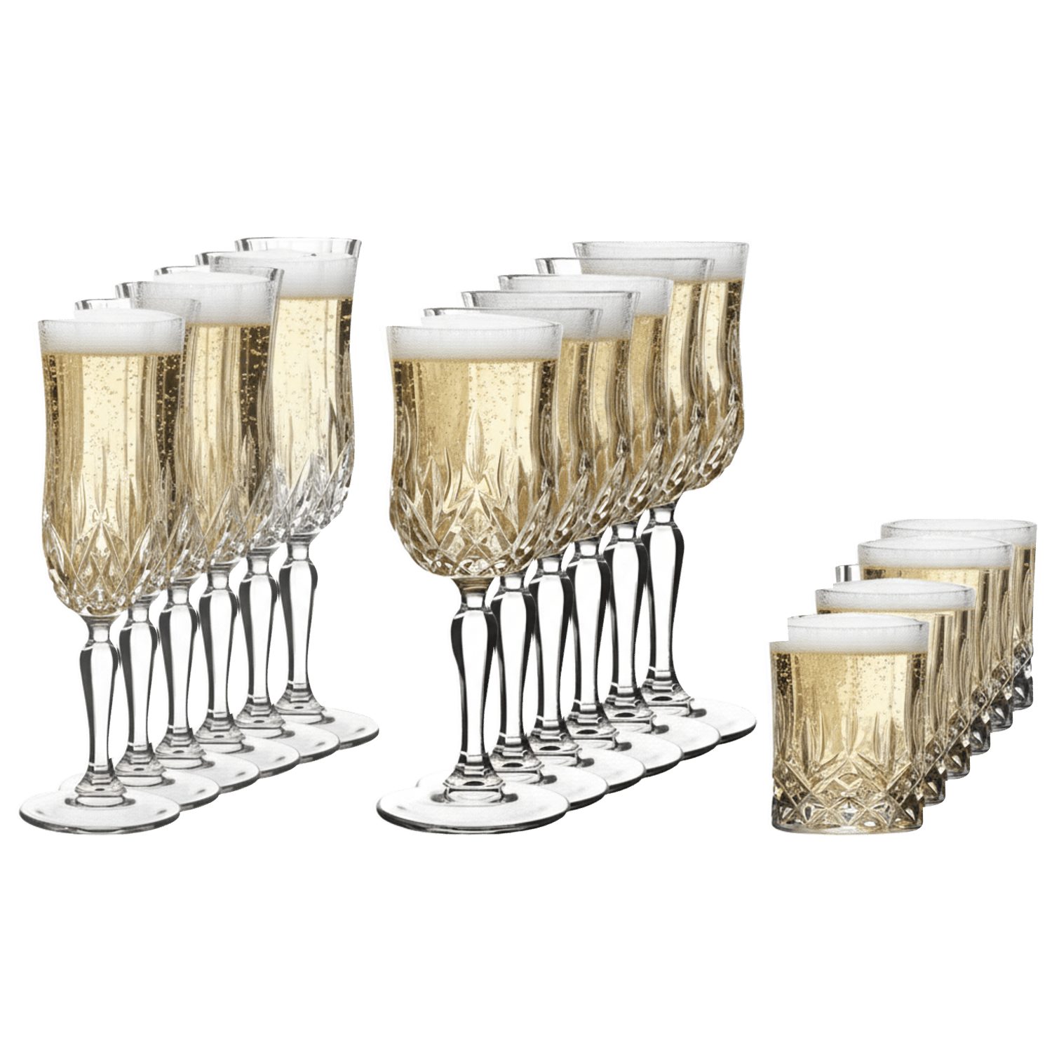 RCR Opera Glazenset 18 - Delig (Wijnglazen β Champagneglazen - Tumblers) - Glazen.nl