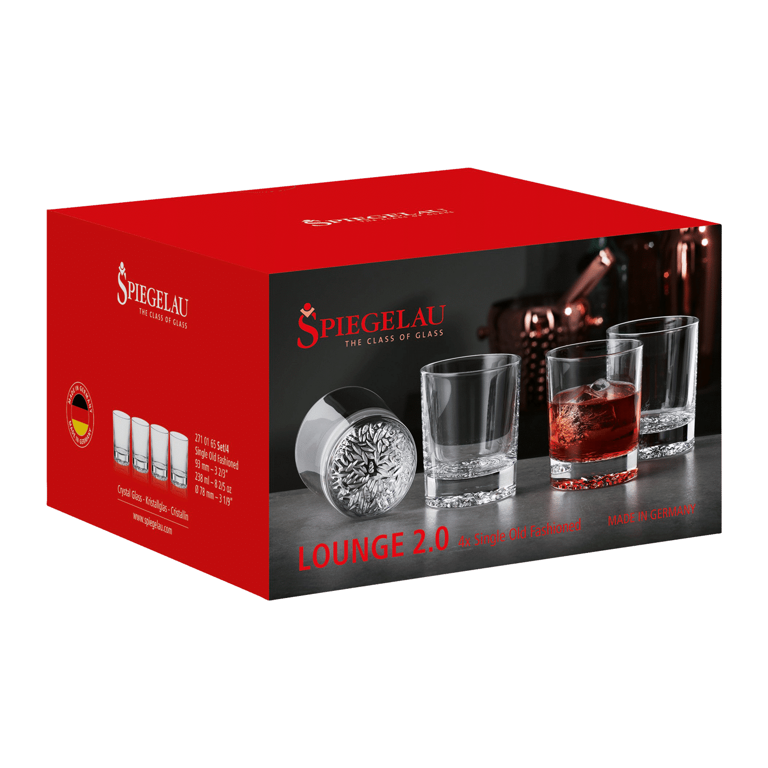 Spiegelau Lounge 2.0 Tumbler 23,8 Cl - 12 Stuks - Glazen.nl