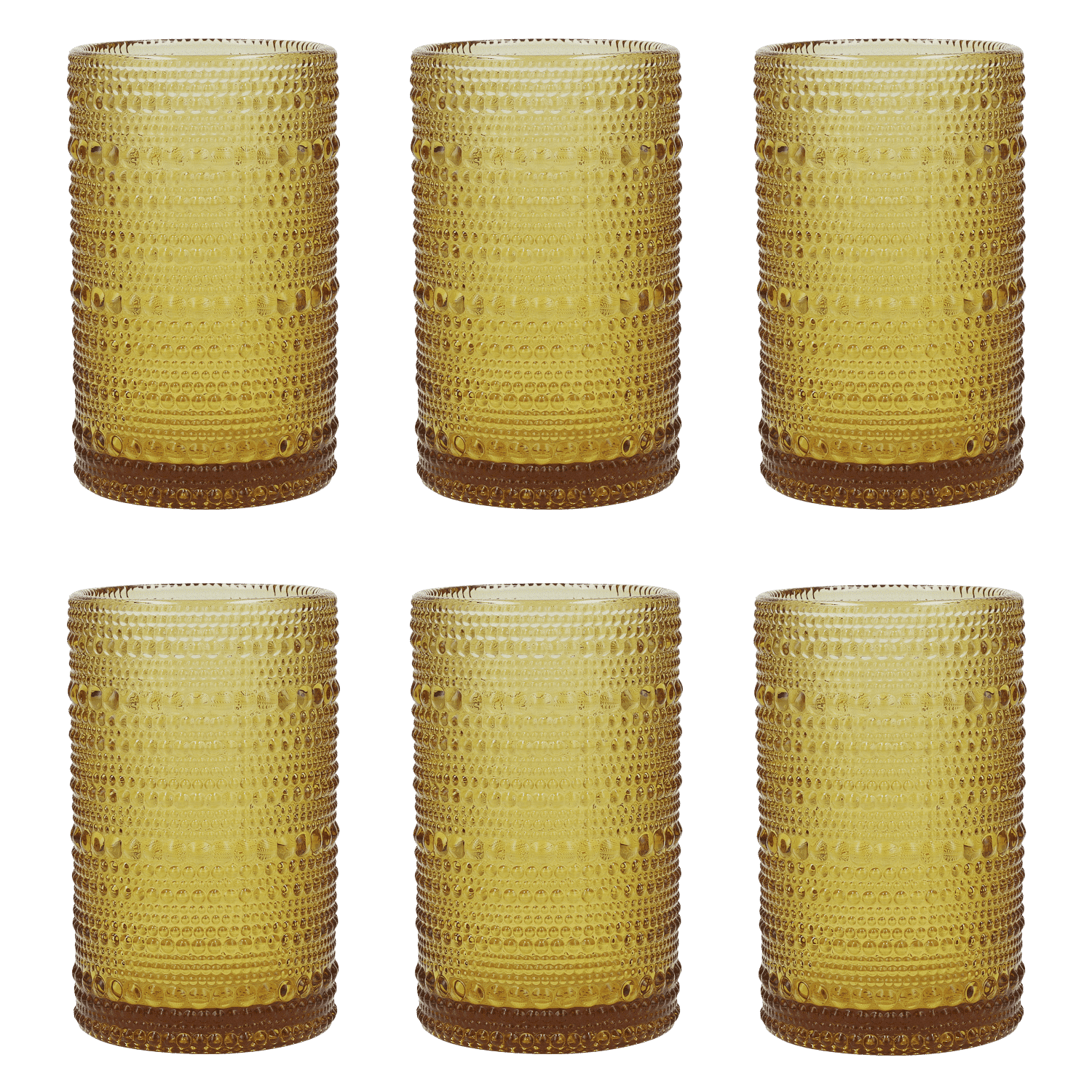 Fortessa Jupiter Longdrinkglas 35 cl Oranje - 6 Stuks - Glazen.nl