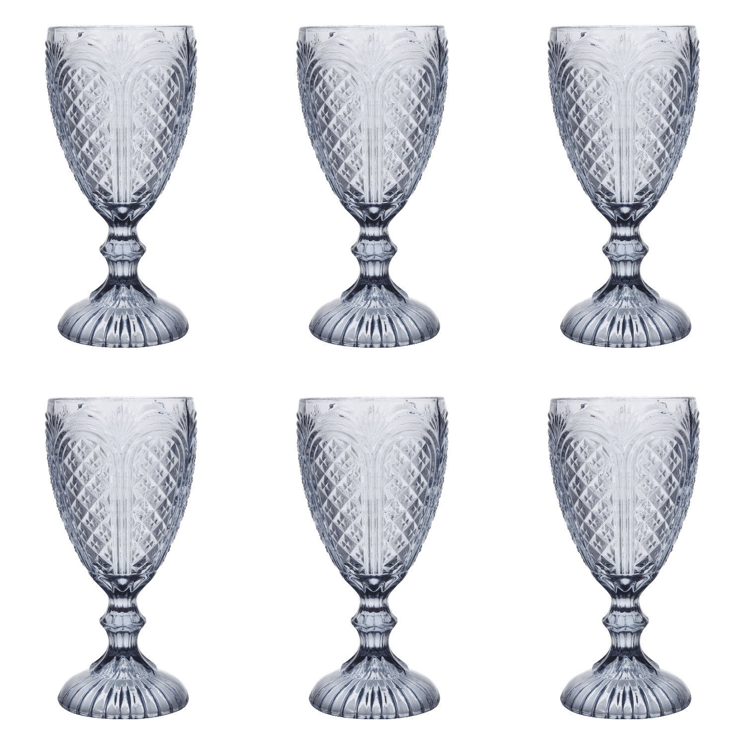 Fortessa Carousel Wijnglas 30,5 cl Blauw - 6 Stuks - Glazen.nl