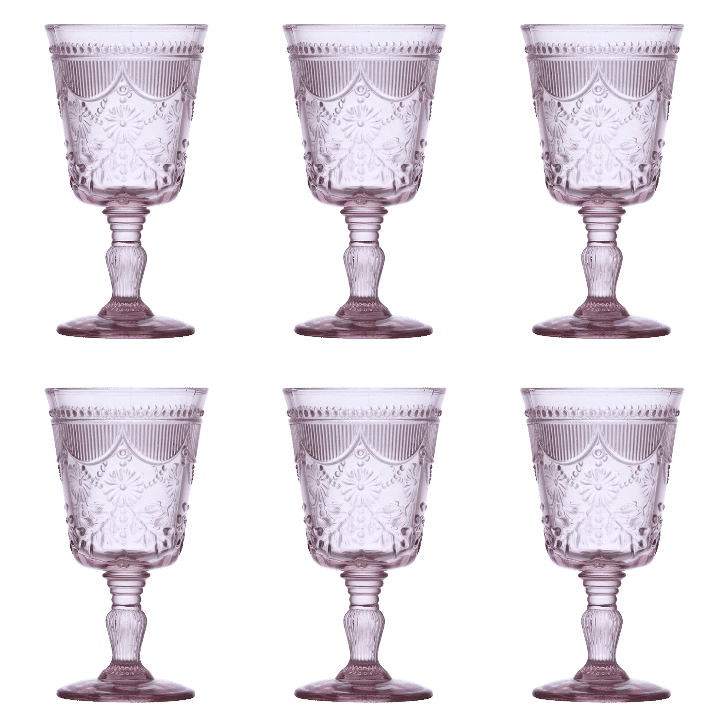 Fortessa Debutante Wijnglas 28 cl Roze - 6 Stuks - Glazen.nl