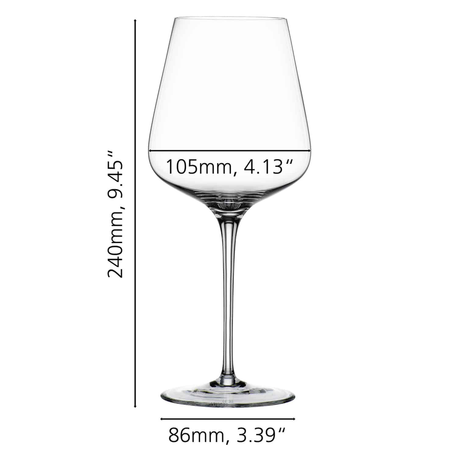 Spiegelau Hybrid Wijnglas 68 Cl Bordeaux - 12 Stuks - Glazen.nl