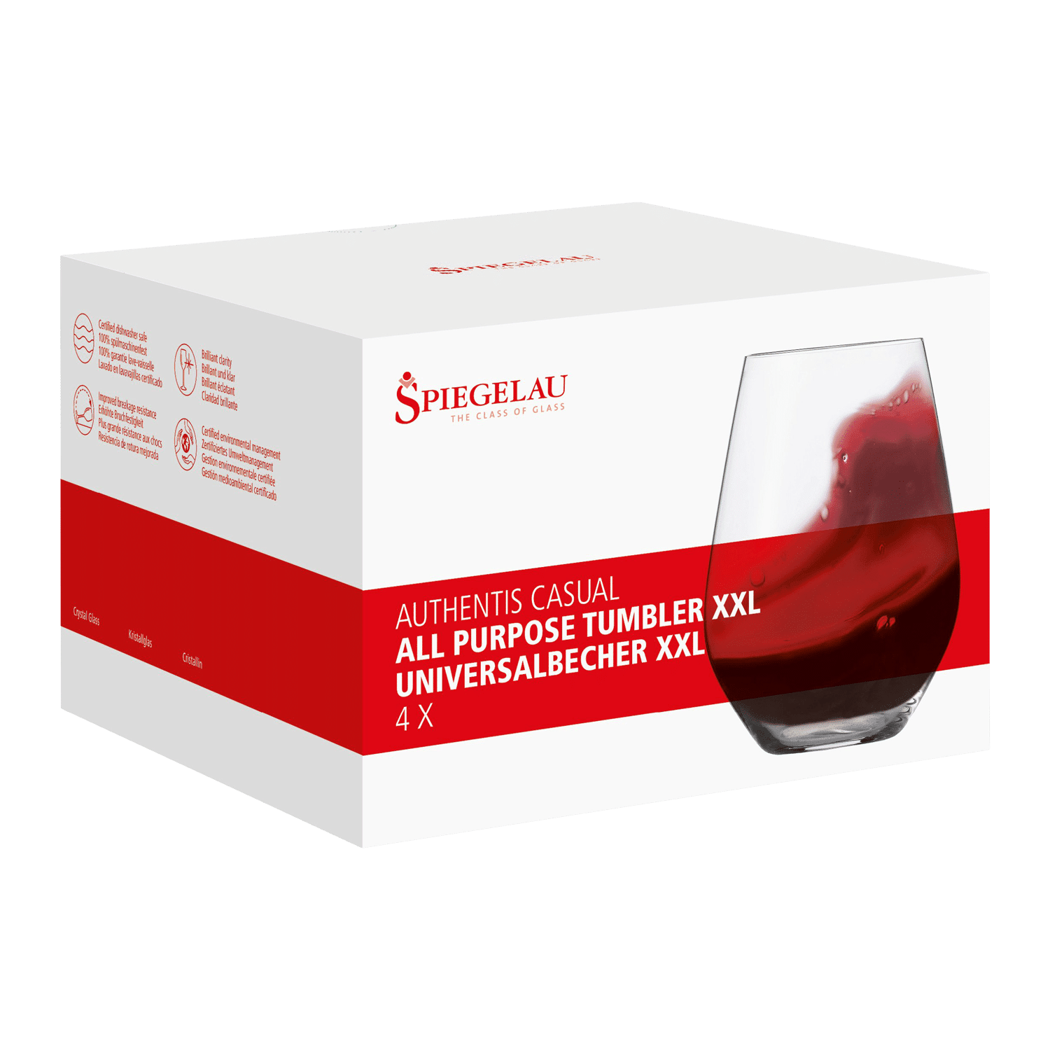 Spiegelau Authentis Casual Tumbler 63 Cl Xxl - 12 Stuks - Glazen.nl