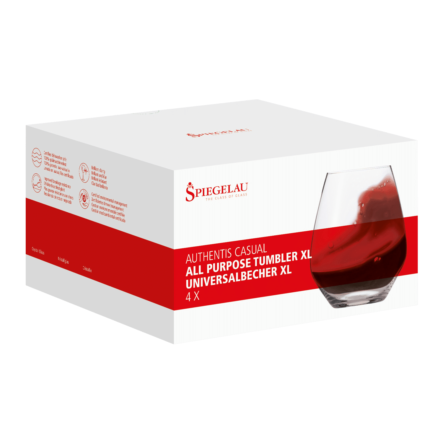 Spiegelau Authentis Casual Tumbler 62,5 Cl Xl - 12 Stuks - Glazen.nl