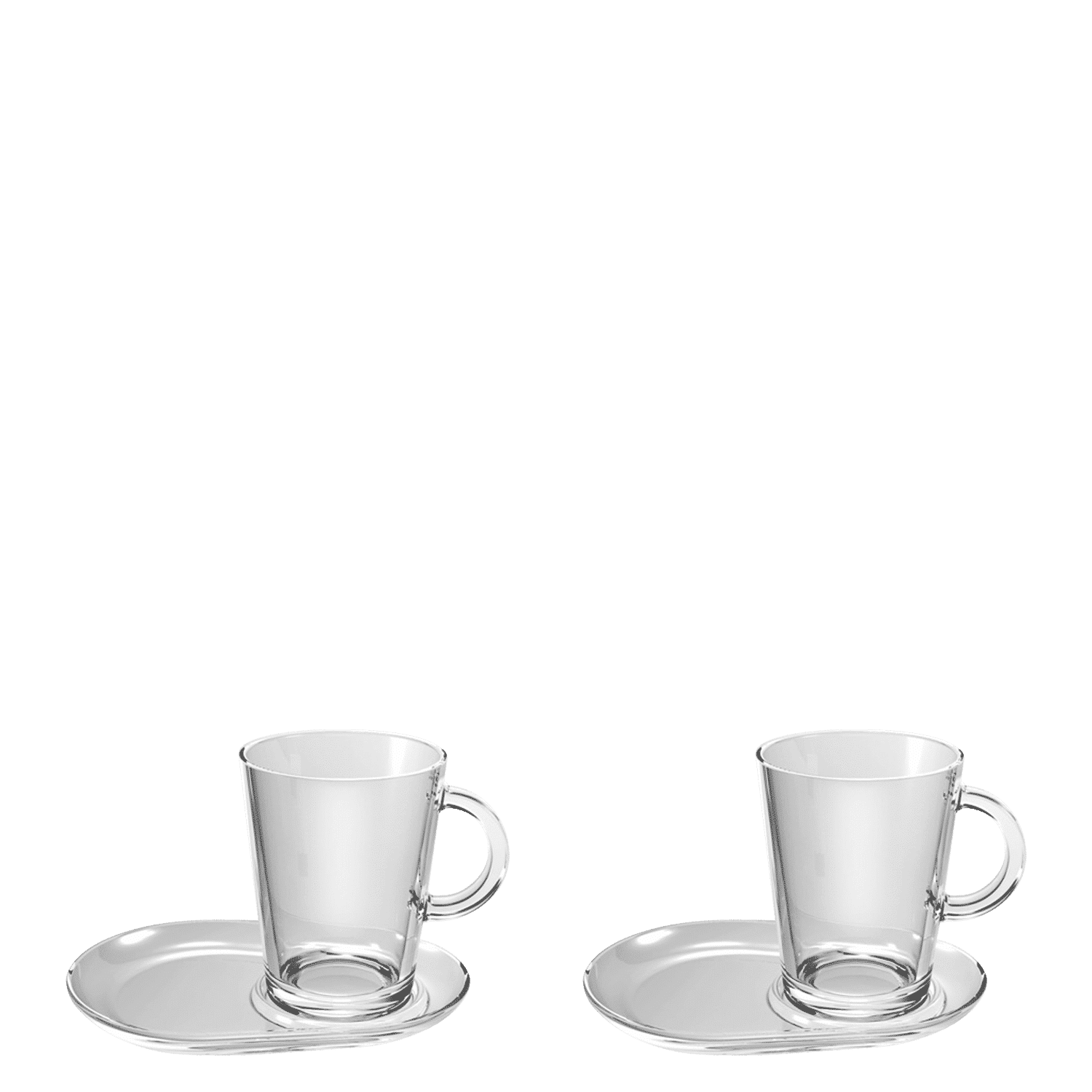 Pasabahce Tribeca Theeglas 40 Cl En Schotel Ovaal13X18,5 - 2 Stuks - Glazen.nl