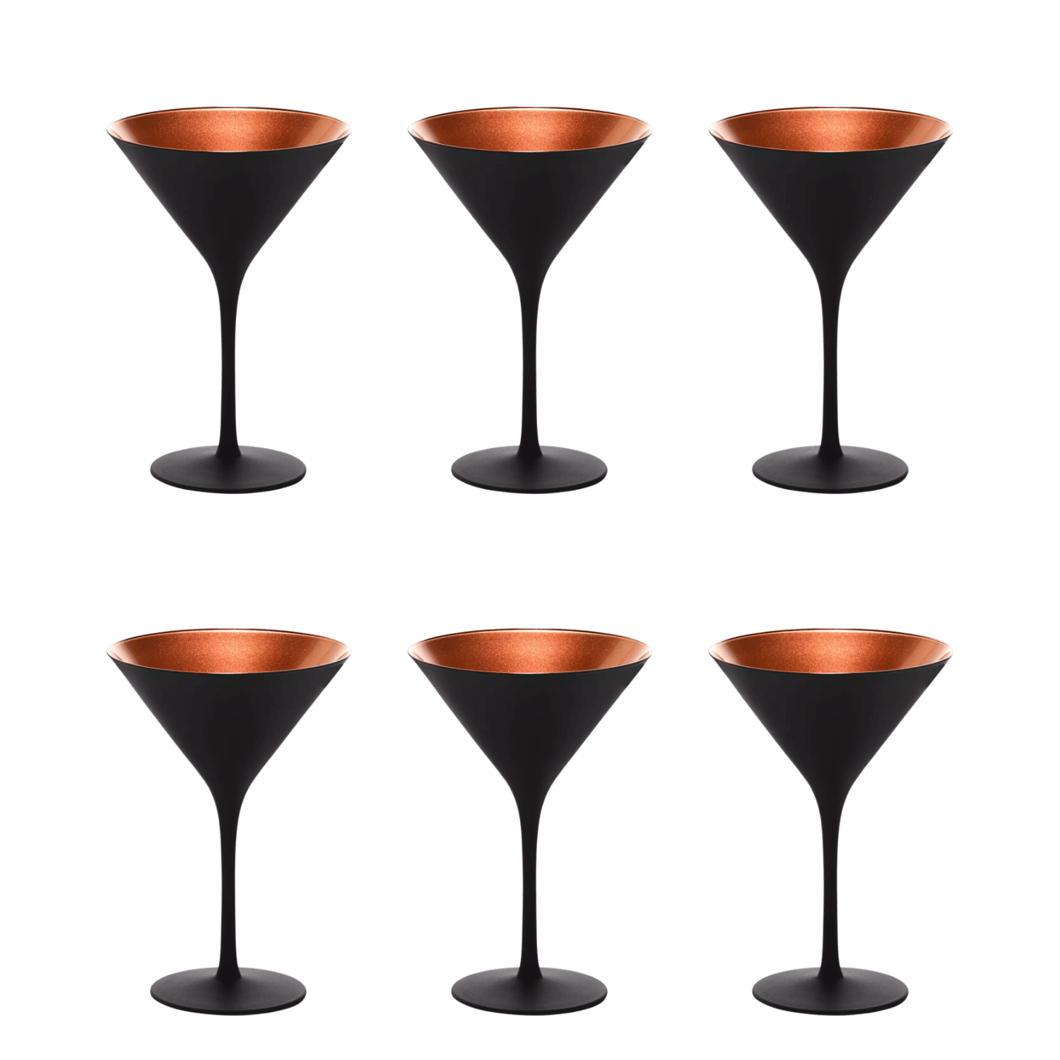 Stölzle Lausitz Elements Cocktailglas 24 Cl Zwart - 6 Stuks - Glazen.nl