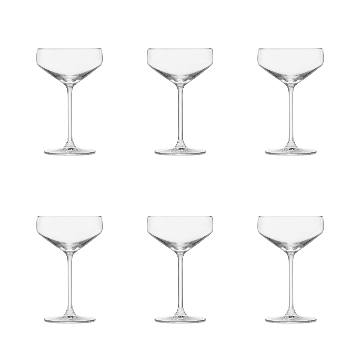 Royal Leerdam Carre Champagnecoupe 30 Cl - 6 Stuks