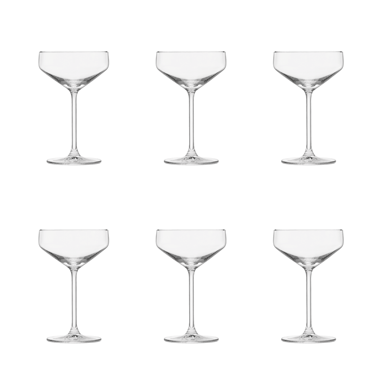 Royal Leerdam Carre Champagnecoupe 30 Cl - 6 Stuks - Glazen.nl
