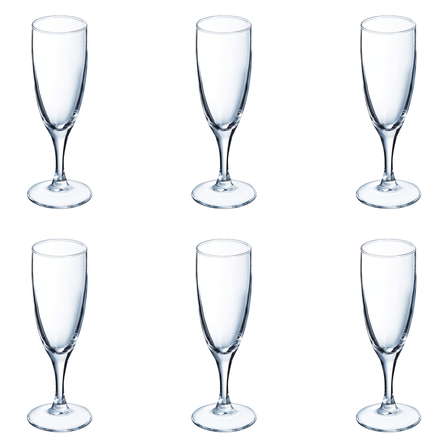 Arcoroc Elegance Champagneglas / Flute 10 Cl - 12 Stuks - Glazen.nl