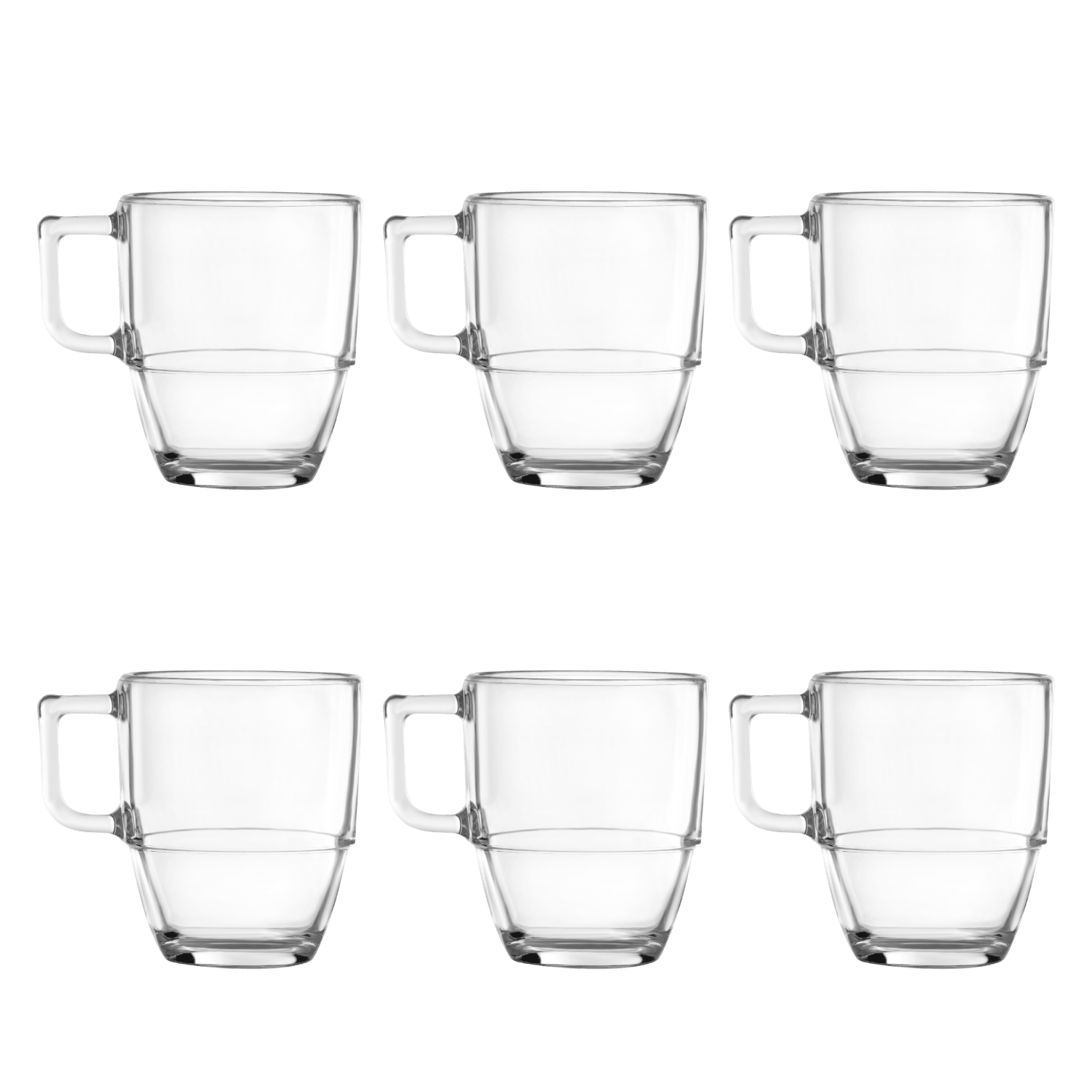RCR Caffè Kop Staplebaar 35 CL - 6 Stuks - Glazen.nl