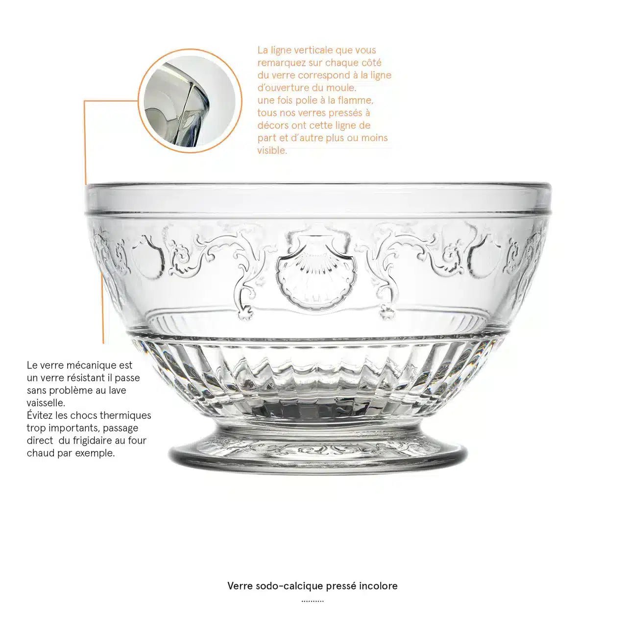 La Rochère Versailles Kom 27 Cl - 6 Stuks - Glazen.nl