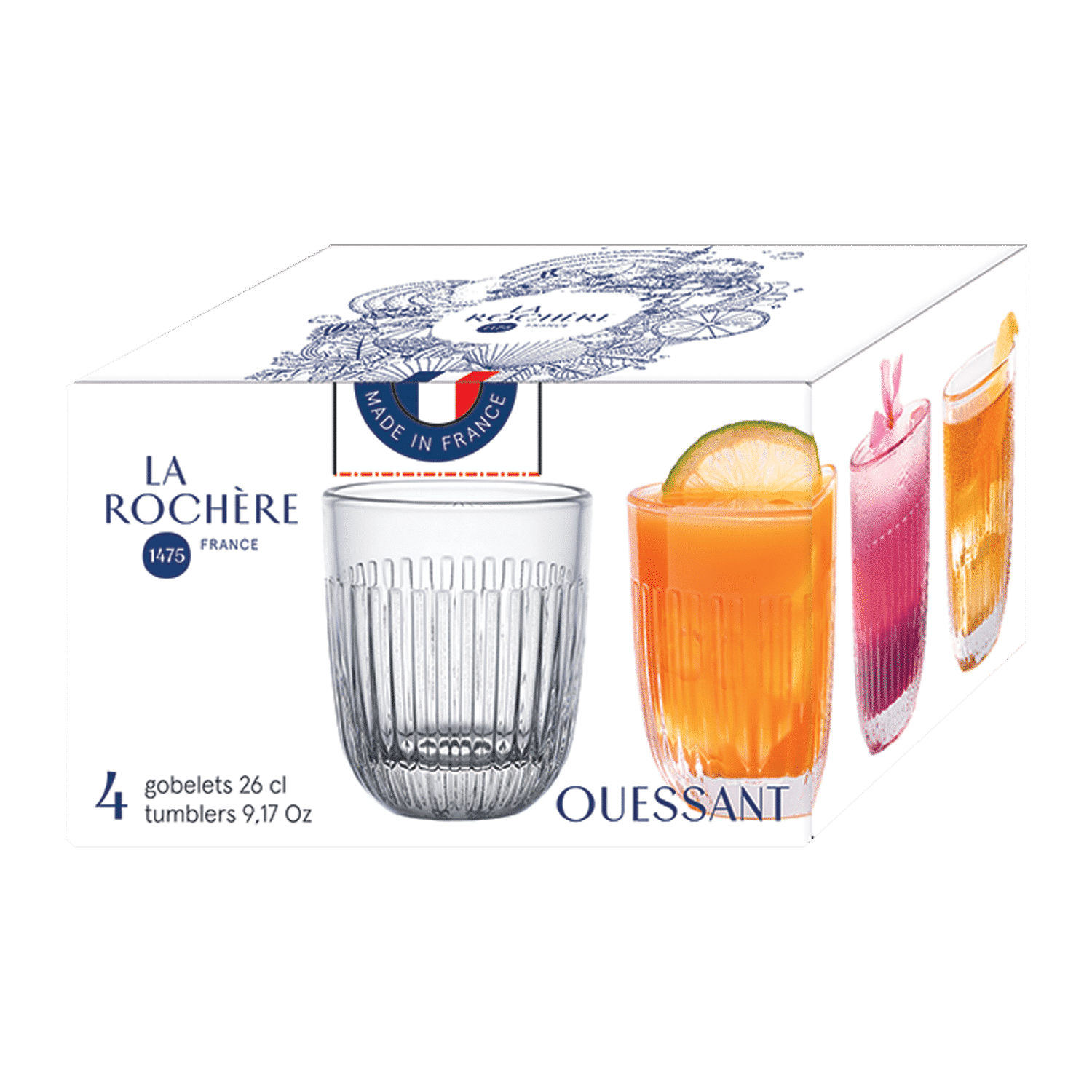 La Rochère Ouessant Tumbler 26 Cl - 6 Stuks - Glazen.nl