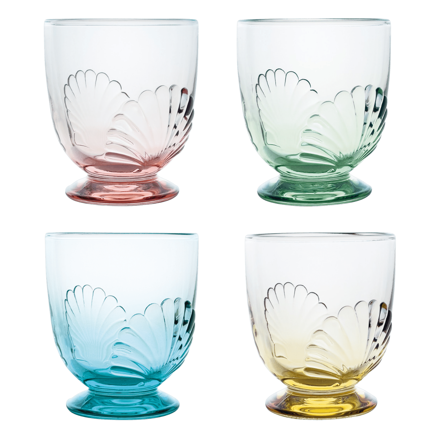 La Rochere Belle Waterglazen Assorti 4 Kleuren 32 Cl - 4 Stuks - Glazen.nl