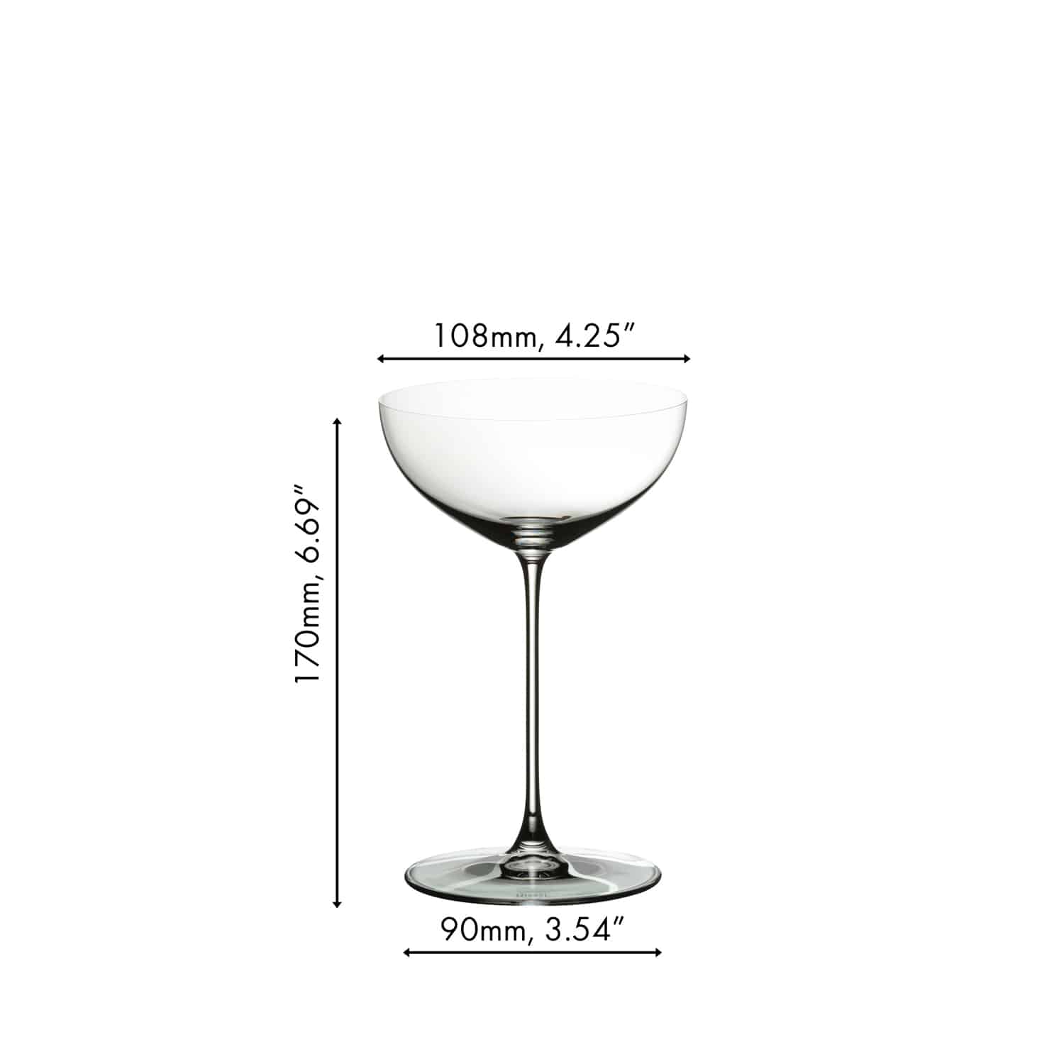 Riedel Veritas Champagneglas / Coupe 31 Cl - 2 Stuks - Glazen.nl