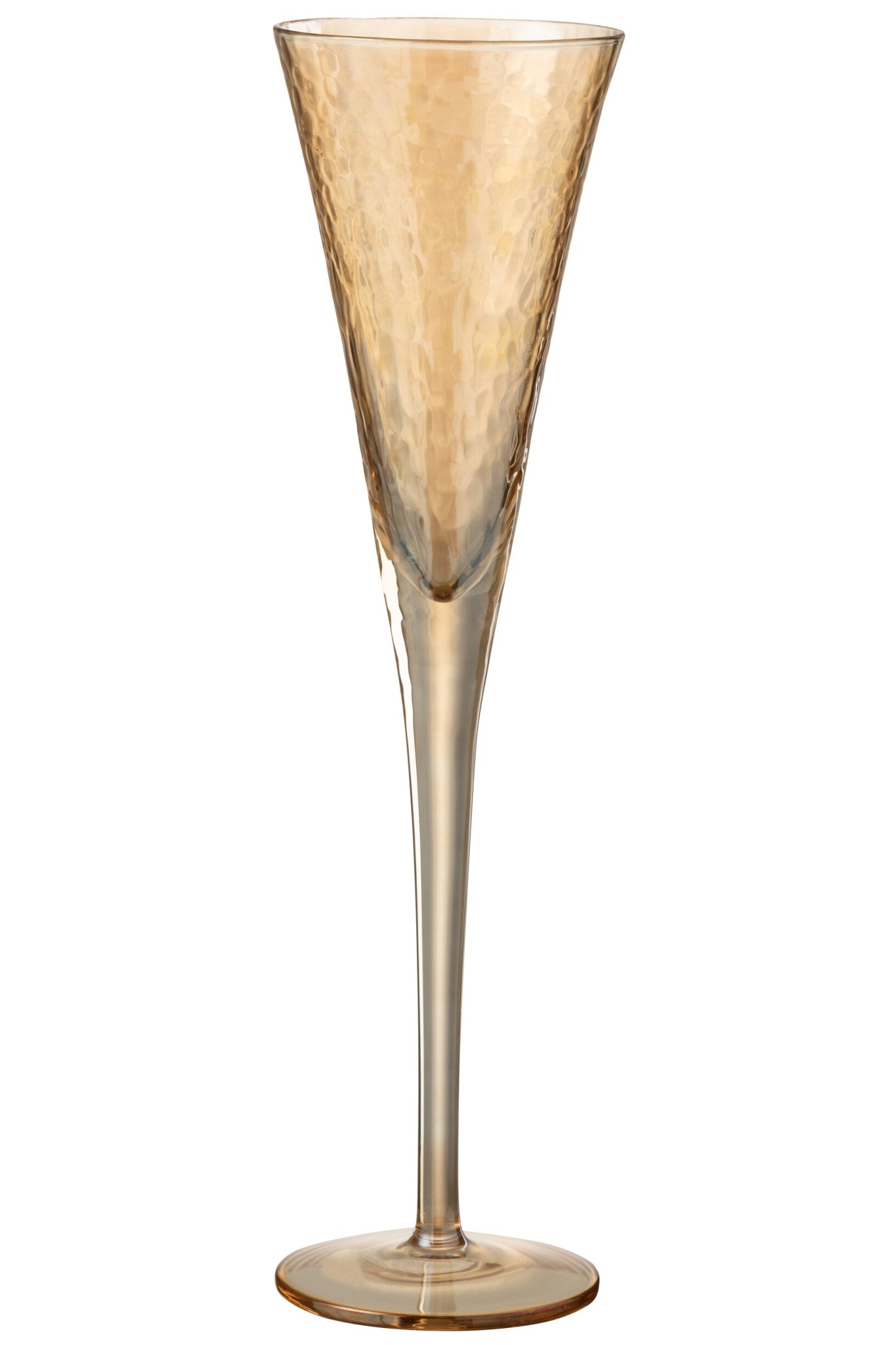 J-Line Champagneglas 15 Cl Onregelmatig Amber