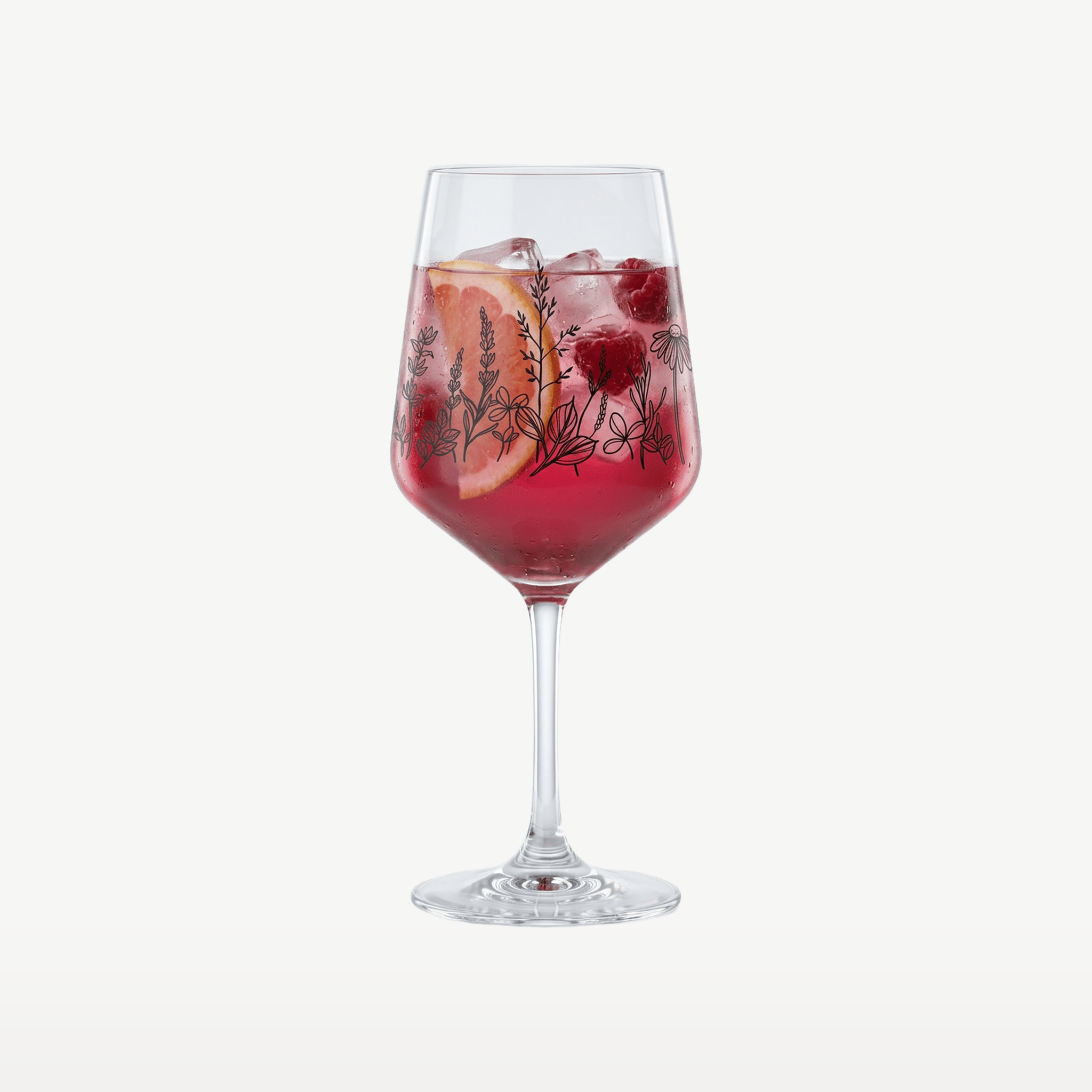 Nachtmann Tattoo Cocktailglas 63 Cl Botanical Zwart - 2 Stuks - Glazen.nl
