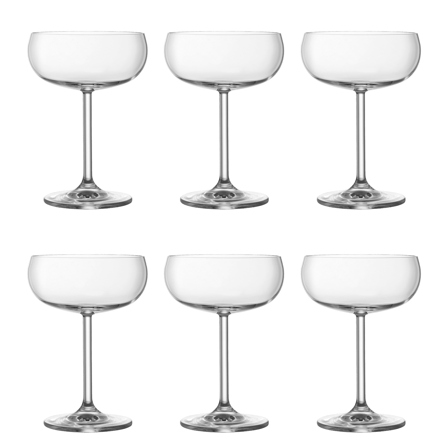 RAK Lucaris Rims Champagneglas / Coupe 20,5 cl - 6 Stuks - Glazen.nl