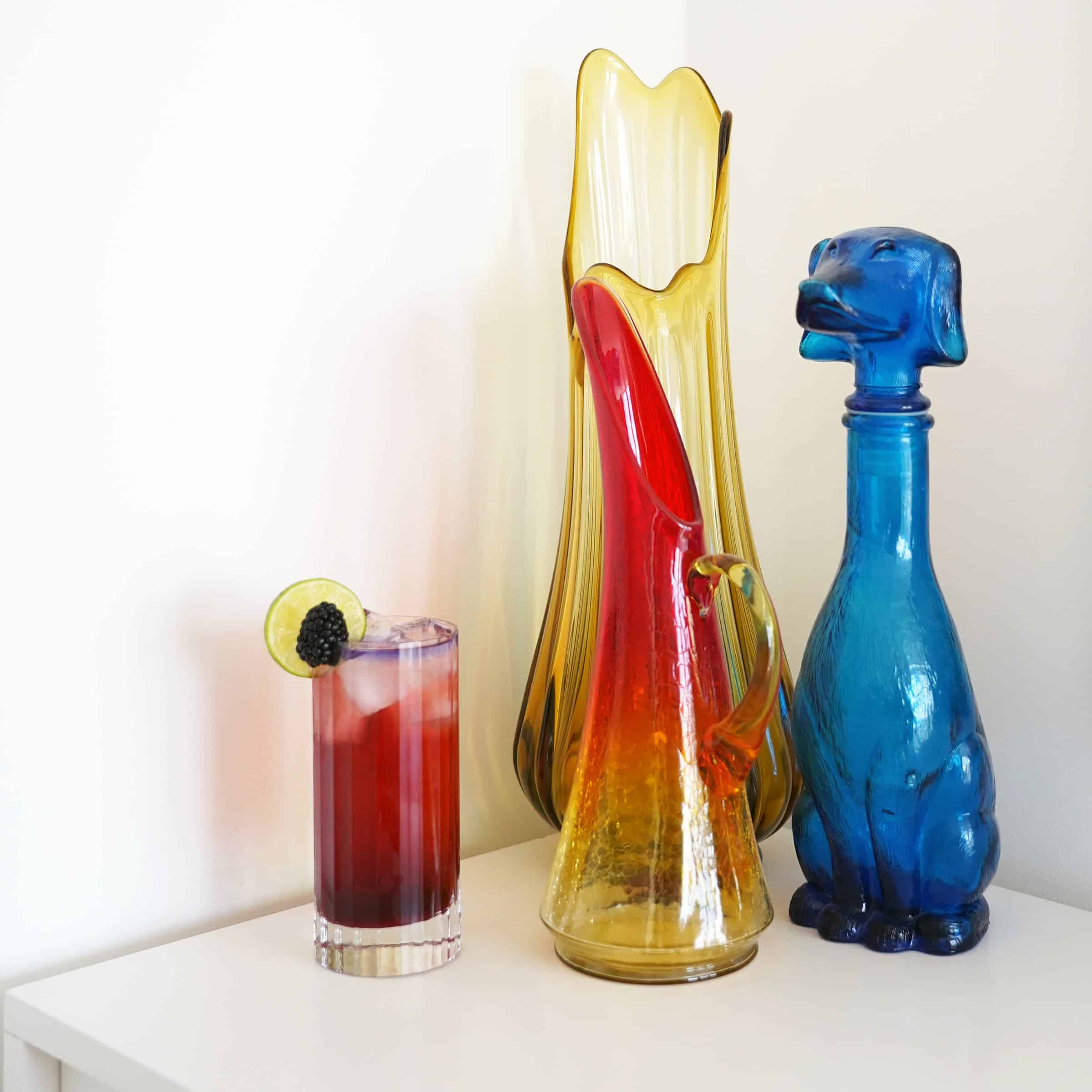 Luigi Bormioli Bach Whiskey Karaf 70 Cl - 4X Tumbler D.O.F. 33,5 Cl - 5 Stuks - Glazen.nl