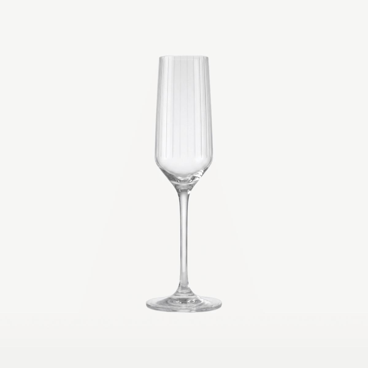 Royal Leerdam Carré Optics Champagneflute 22,5 Cl - 6 Stuks - Glazen.nl