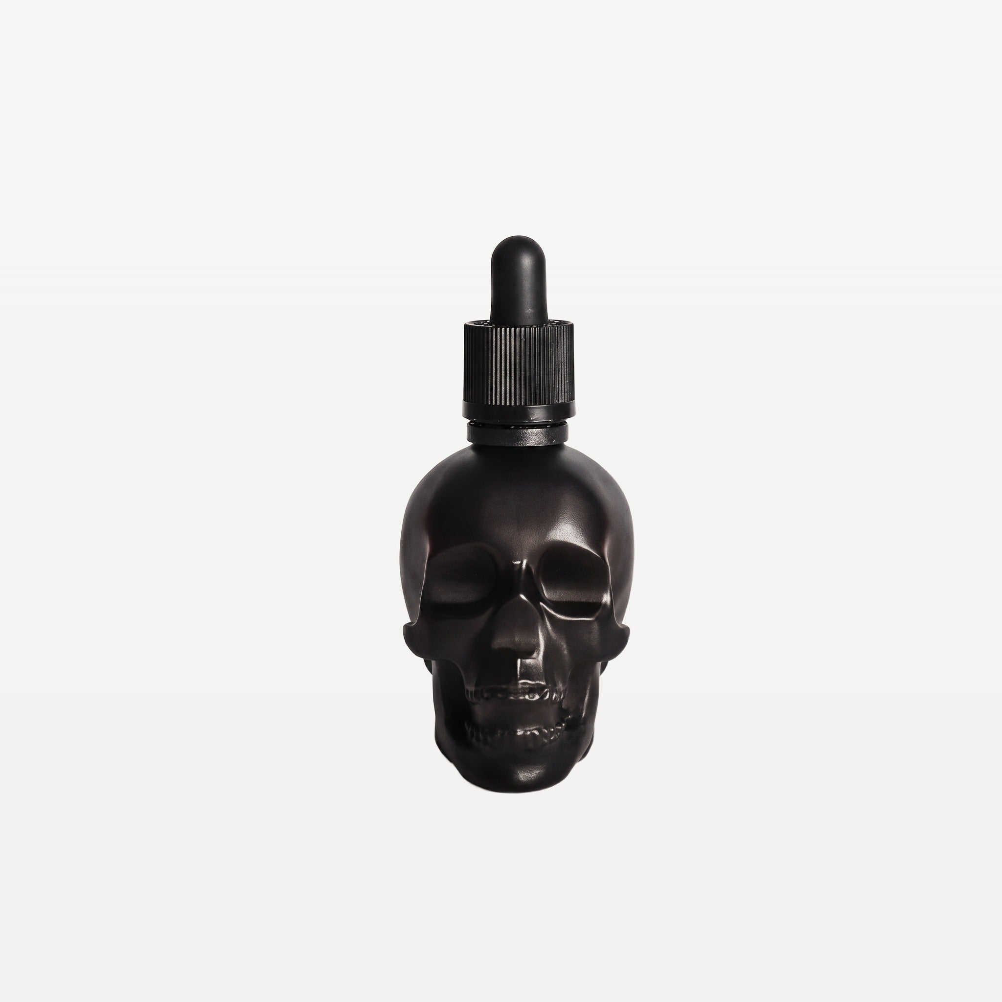 Bar Professional Speakeasy bittersfles Skull 6 cl in mat zwart met pipetdop