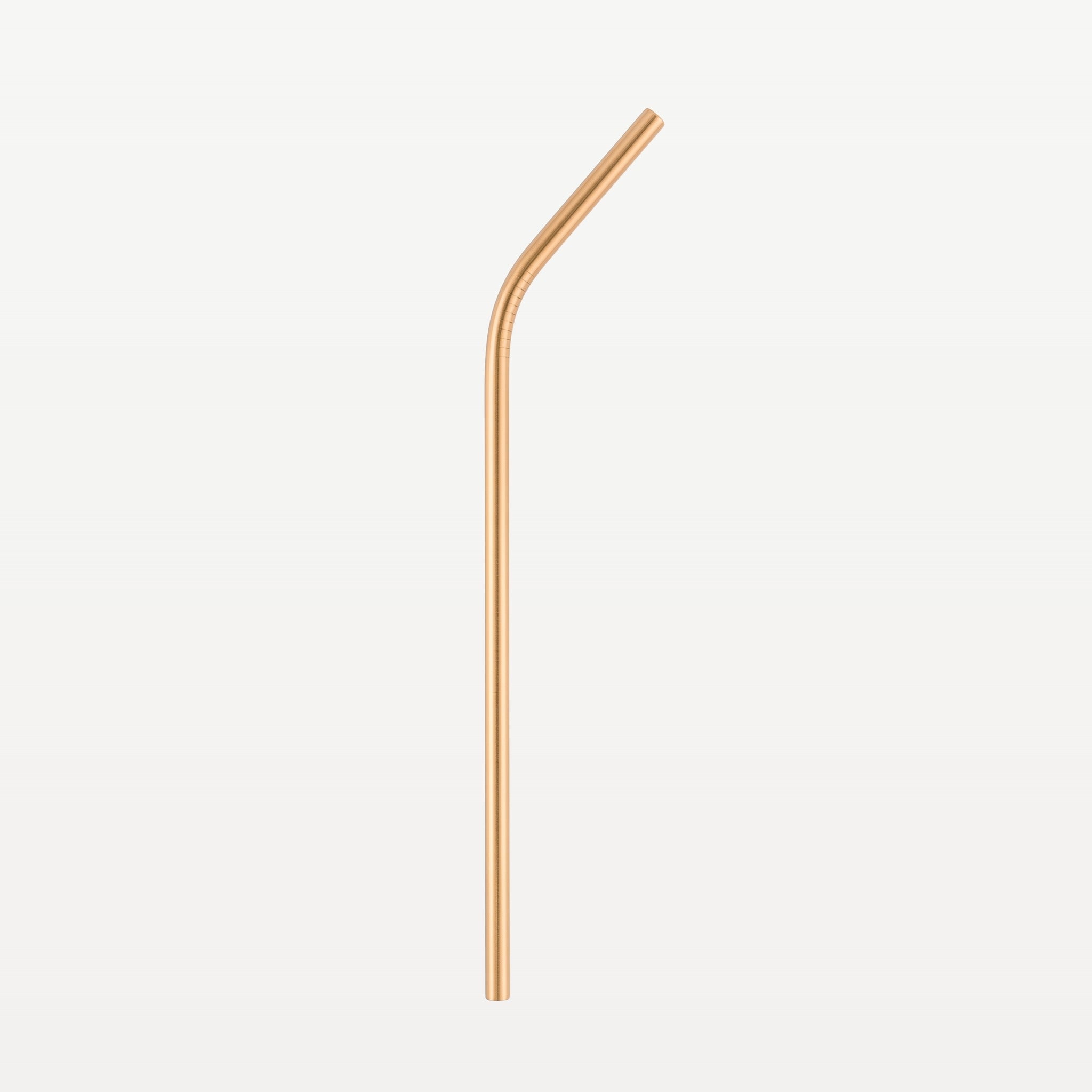 Bar Professional Gebogen Rietje Goud 6mm