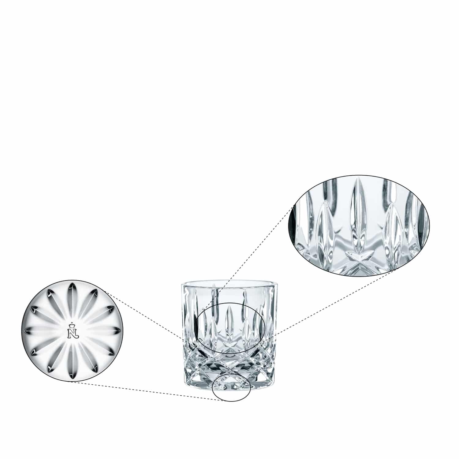 Nachtmann Noblesse Tumbler 24 Cl - 12 Stuks - Glazen.nl