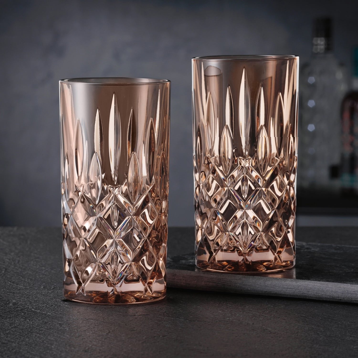 Nachtmann Noblesse Longdrinkglas 39,5 Cl Bruin - 2 Stuks - Glazen.nl