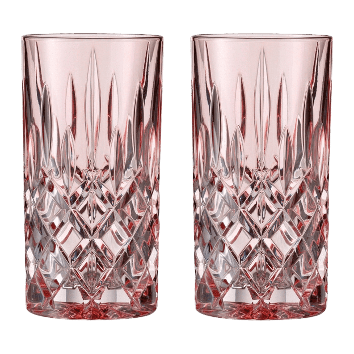 Nachtmann Noblesse Longdrinkglas 39,5 Cl Roze - 2 Stuks - Glazen.nl