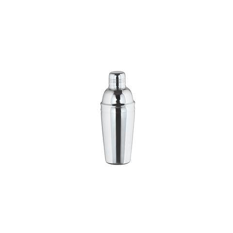Driedelige cocktailshaker roestvrij staal 300 ml