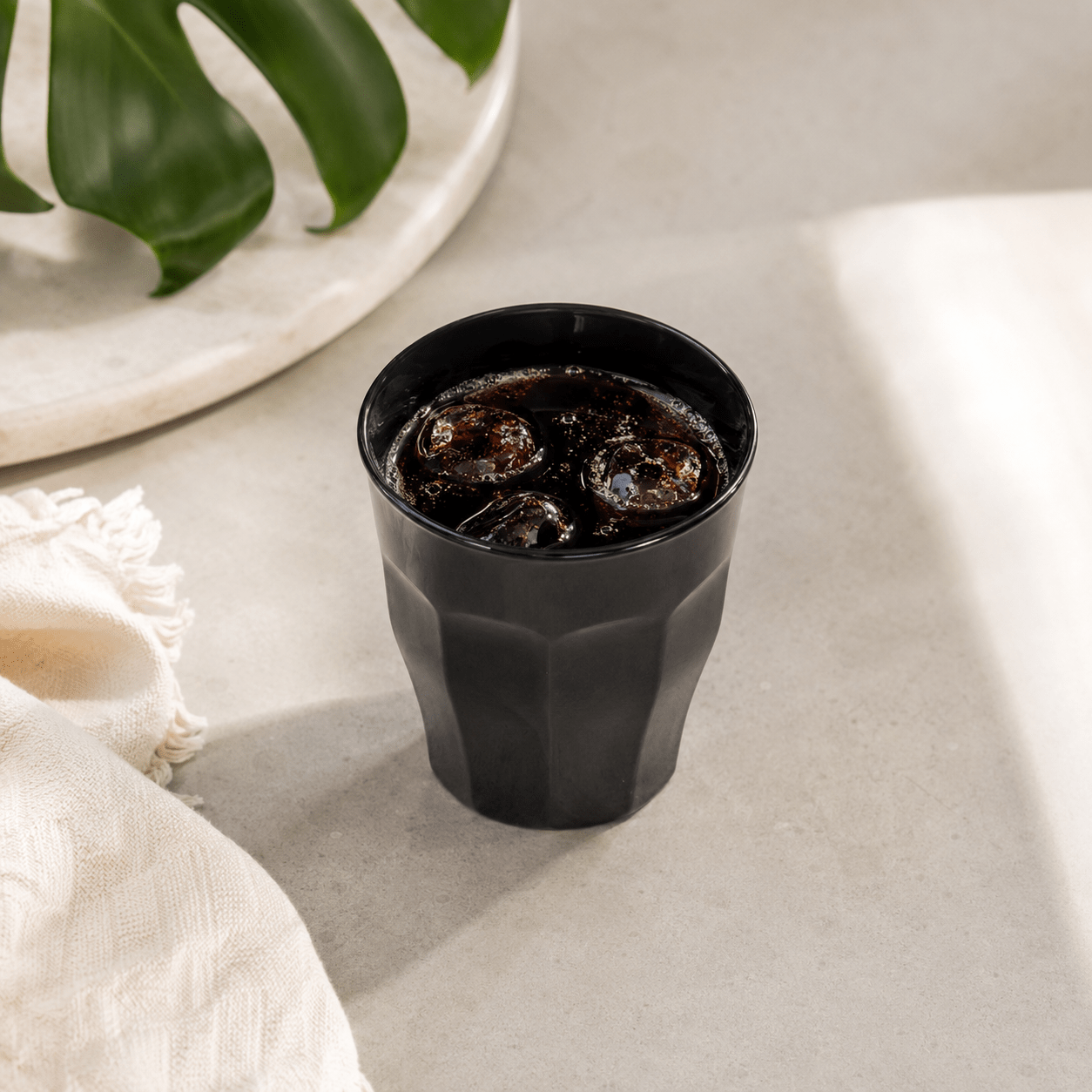 Duralex Picardie Tumbler 25 Cl Zwart - 6 Stuks - Glazen.nl