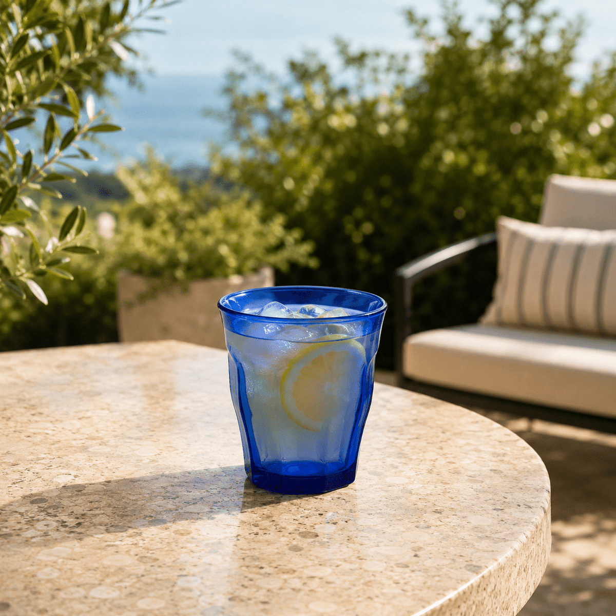 Duralex Picardie Tumbler 25 Cl Blauw - 6 Stuks - Glazen.nl