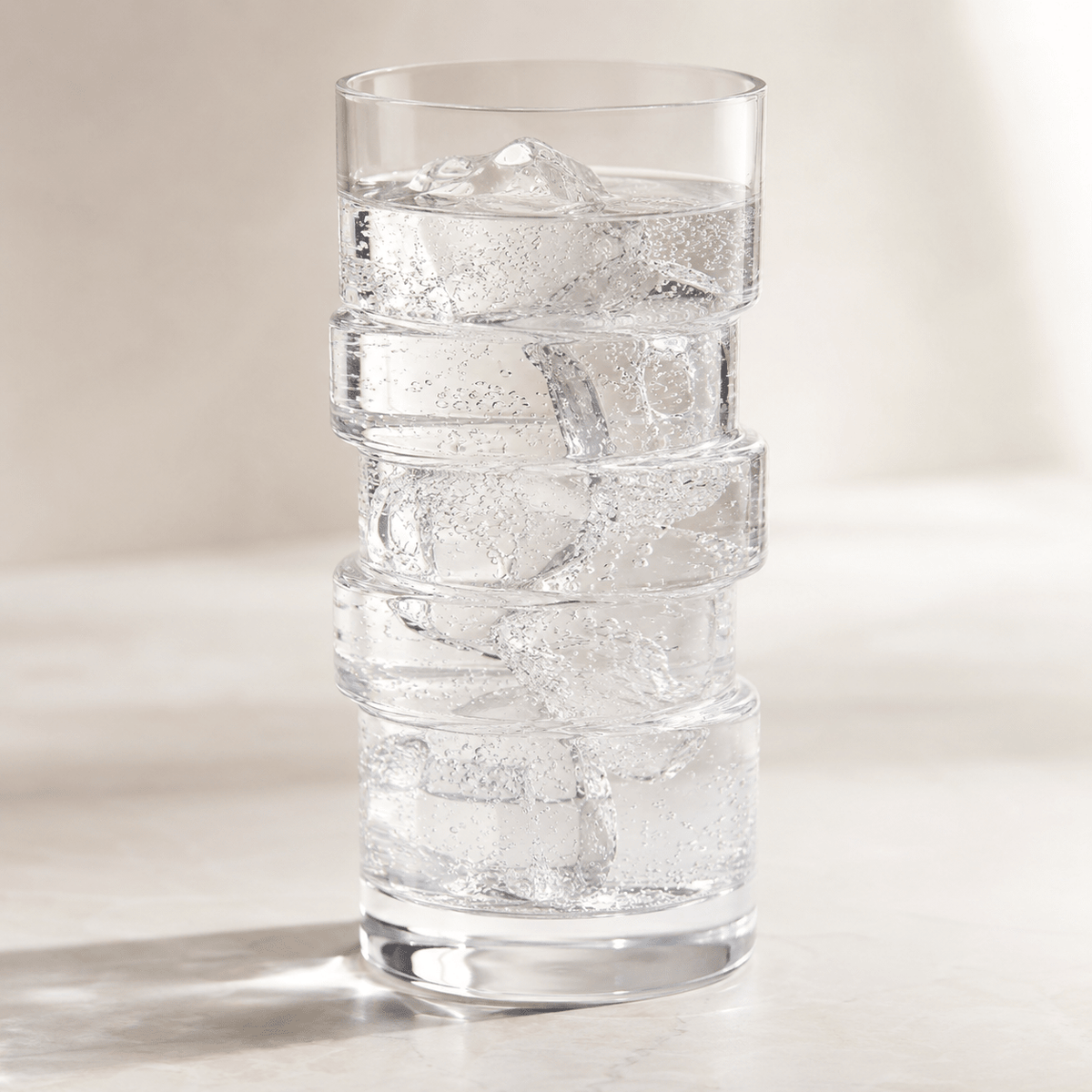 Onis The Glitch Longdrinkglazen 40 Cl - 6 stuks - Glazen.nl