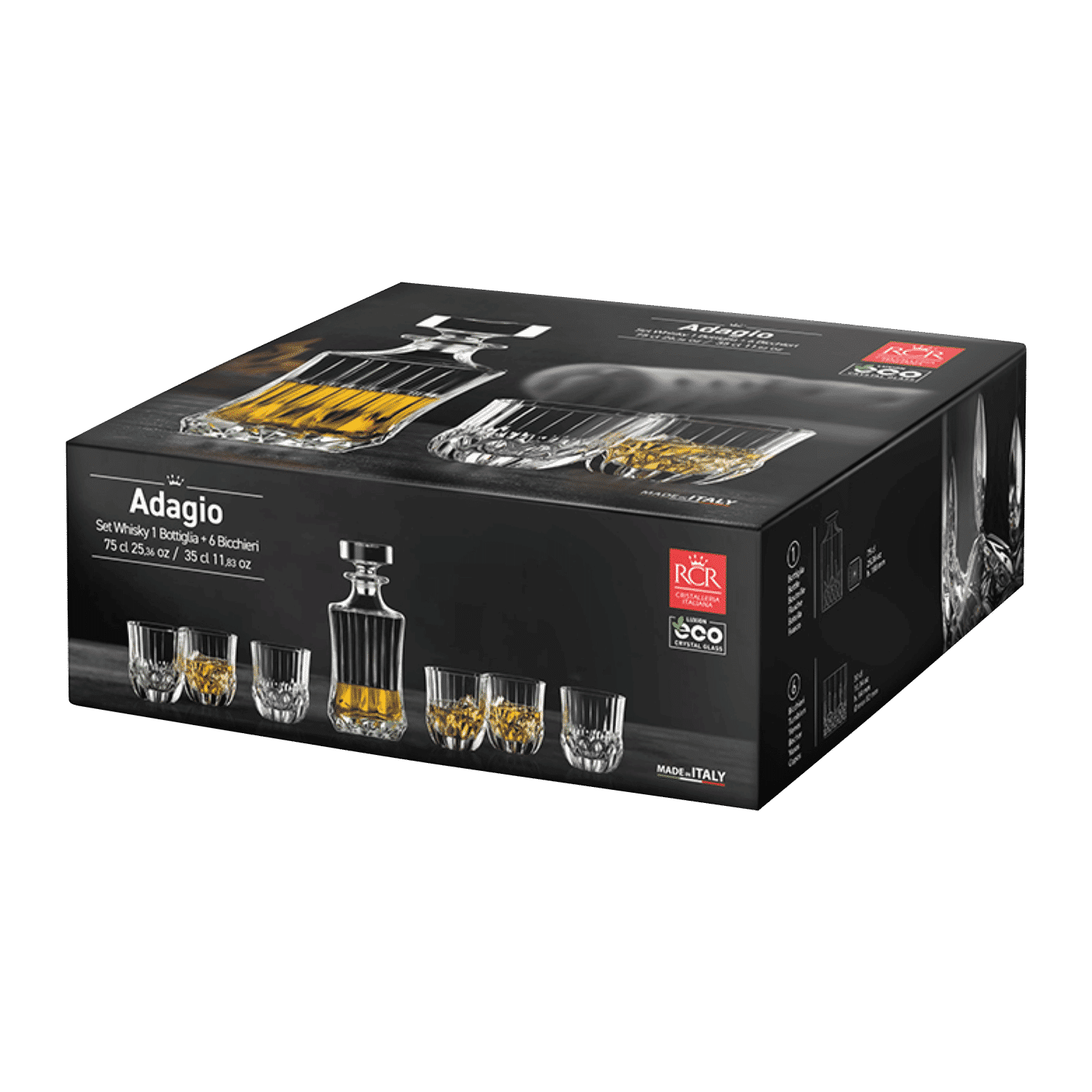 RCR Adagio Whiskeyset 7-Delig