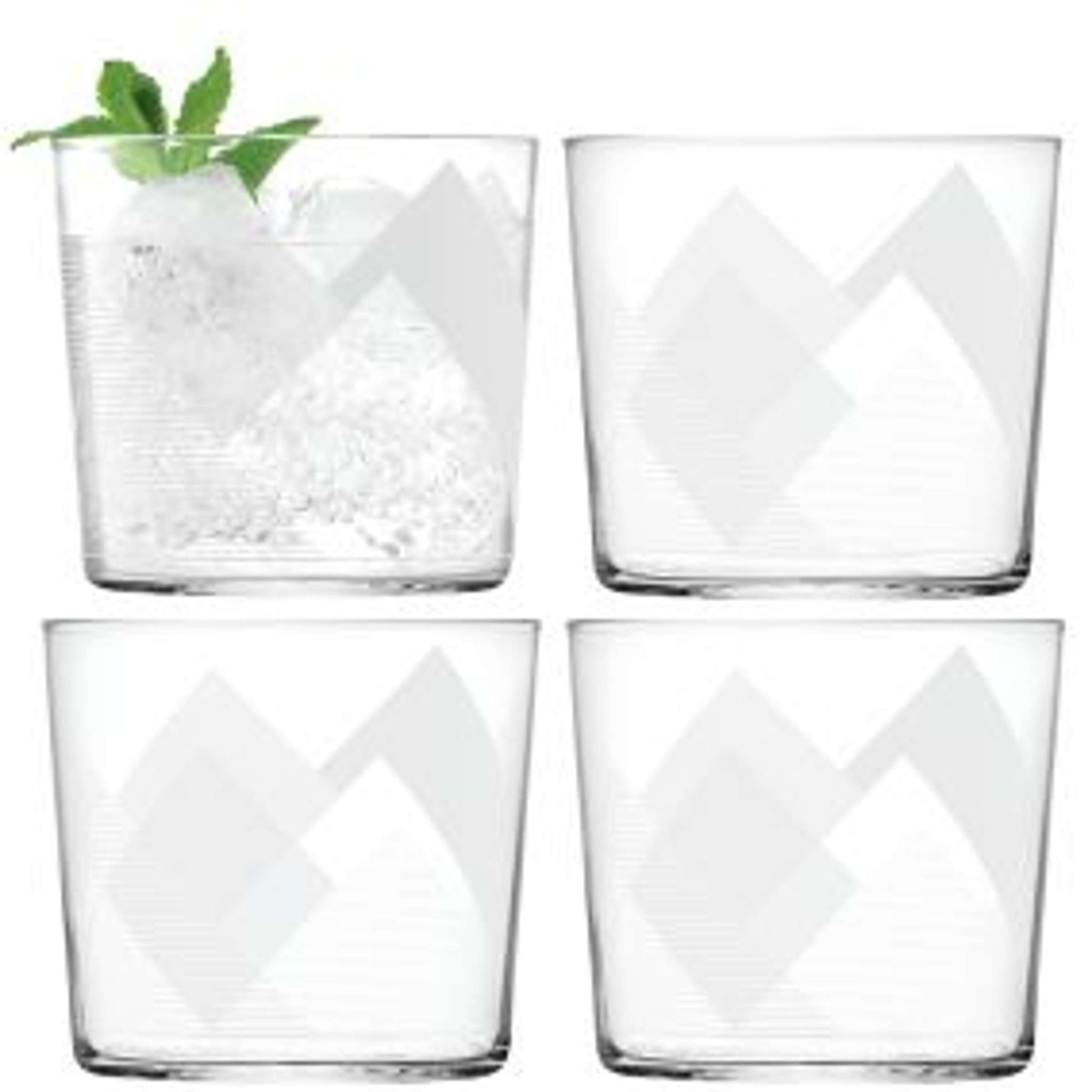L.S.A. Peaks Tumbler 31 Cl Wit - 4 Stuks