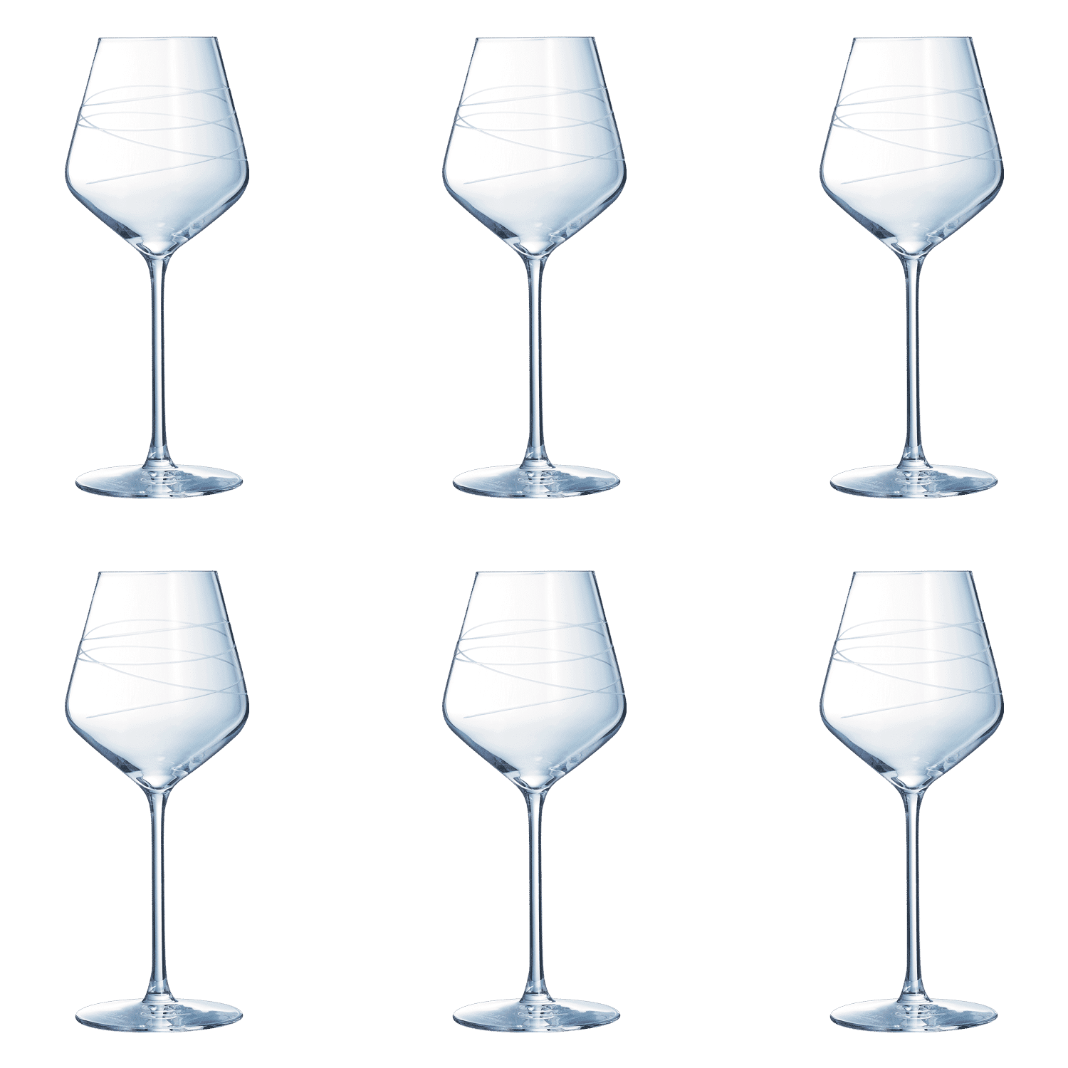 Eclat Abstraction Wijnglas 38 Cl - 4 Stuks - Glazen.nl